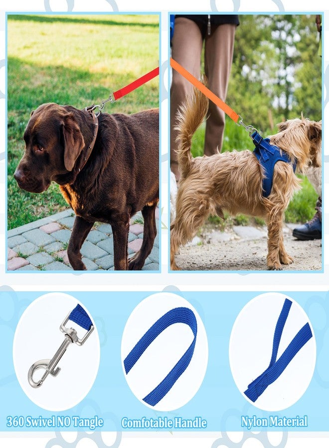 Lemecima 24 Pack Nylon Dog Training Leash Bulk 5 ft Dog Leash for Small and Medium Puppy Traction Rope for Training, Play, Camping, or Backyard, 12 Assorted Colors(Vibrant Colors) - Image 4